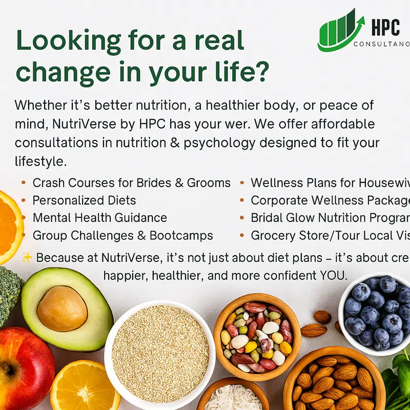 Looking for a fresh start? Whether it’s a healthier body, a stronger mind, or pre-wedding glow goals, NutriVerse by HPC has your answer — practical, affordable, life-changing.